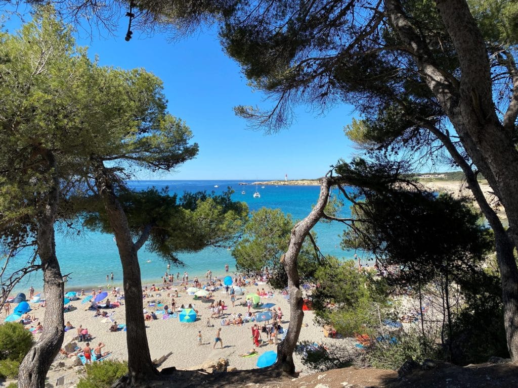 Sainte-Croix beach: filming location for the Camping Paradis series